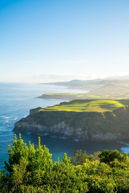 A mesmerizing shot of a beautiful seascape in Azores, Portugal